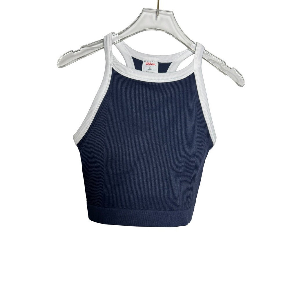 Wilson Seamless Cropped Tennis Tank Top Bundle Set of 3 Women Small - Picture 6 of 13